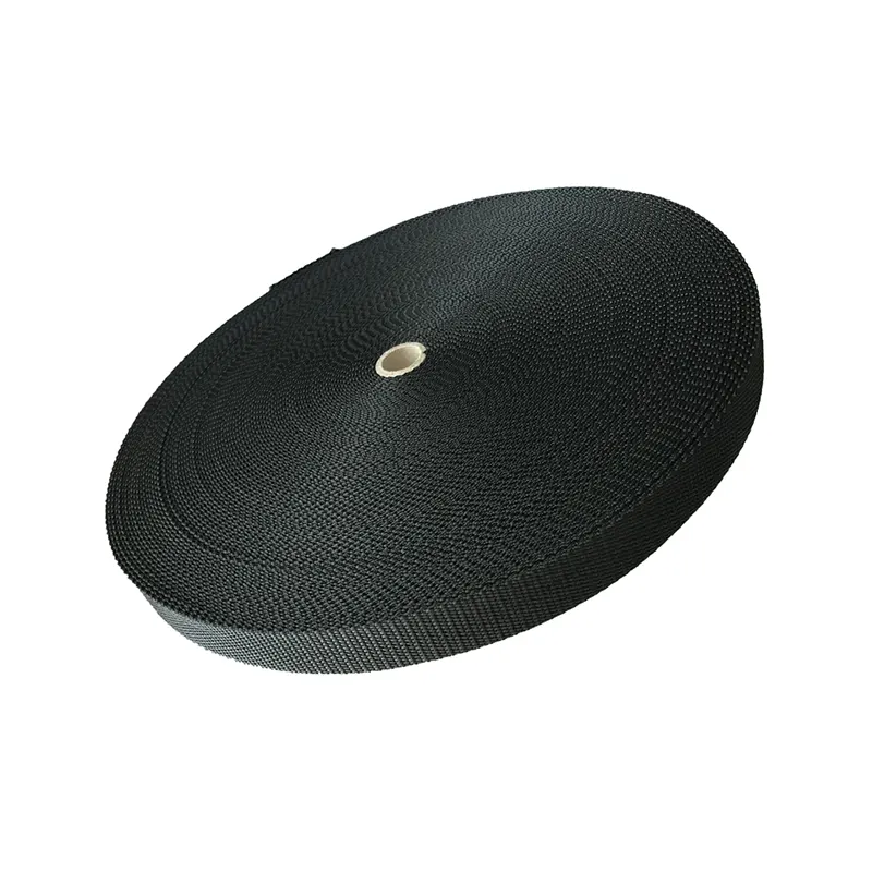 အနက်ရောင် 25mm လေးလံသော webbing